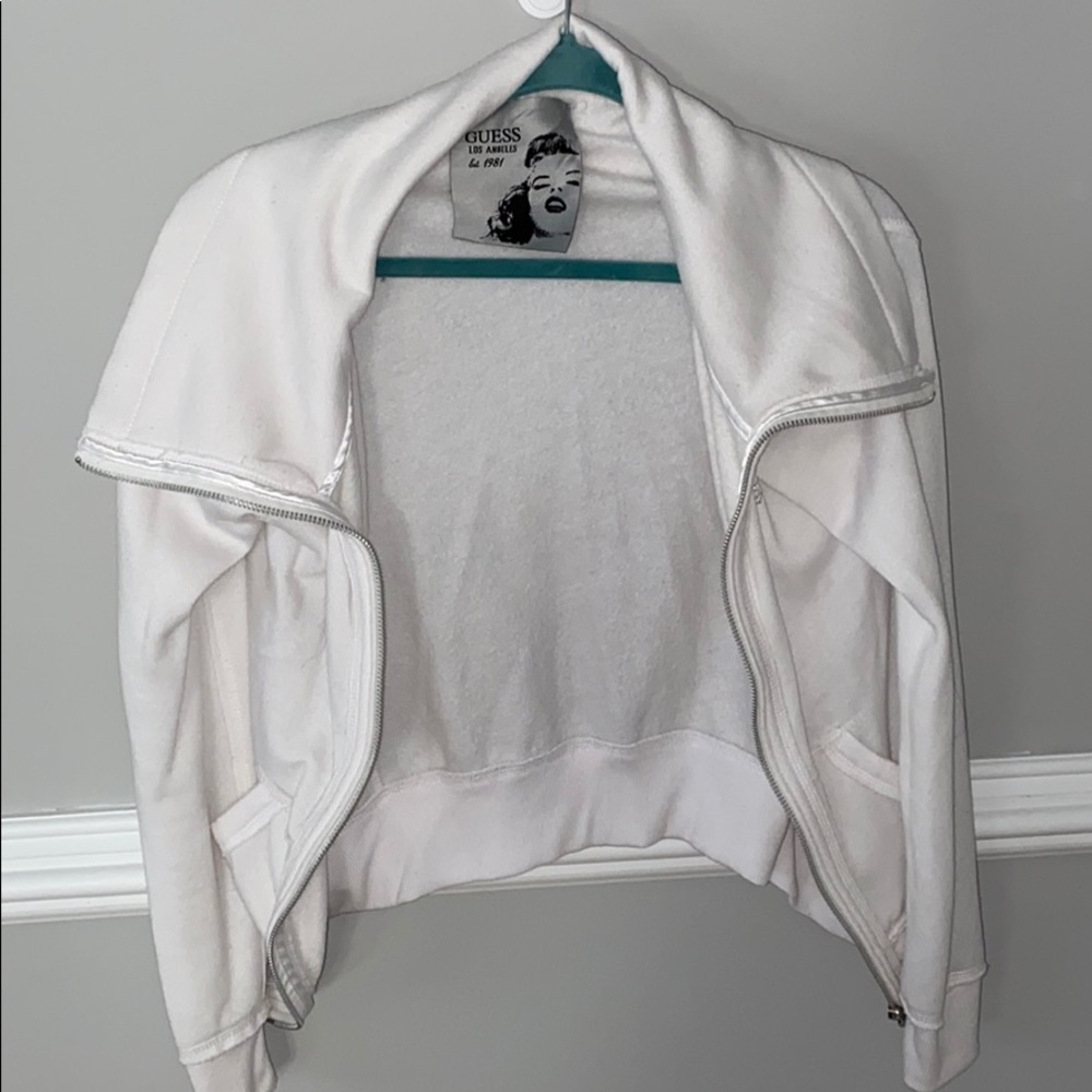 Sweatshirt jacket zip up